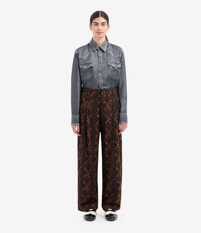 Pierre Louis Mascia BEATEX Trousers Wool Pierre Louis Mascia BEATEX Trousers Wool Multicolor BEATEXSPT12614WO143915101
