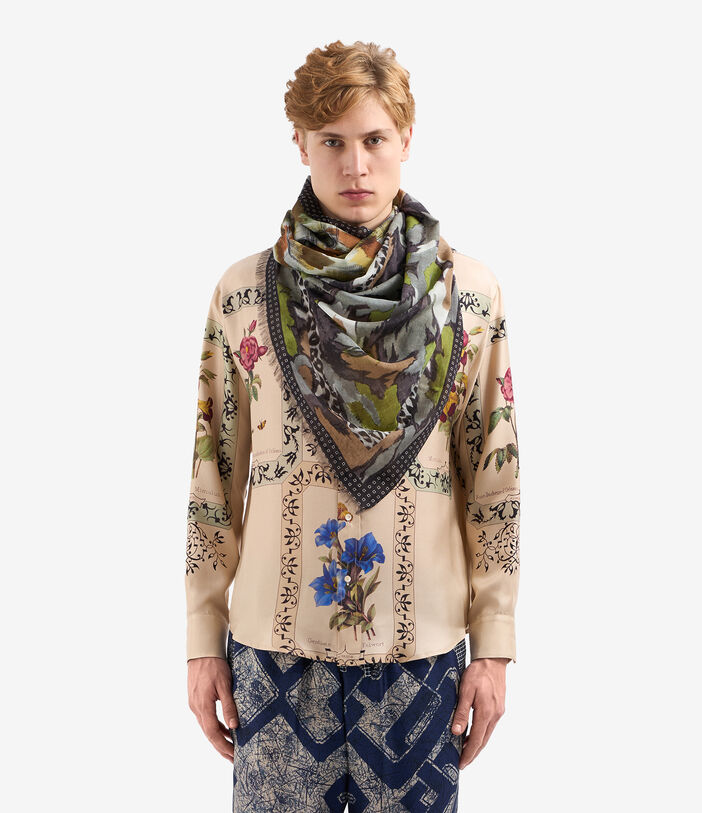Pierre Louis Mascia HAWNBCI Scarf Cotton Silk 65x190 MULTICOLOR HAWNBCISW065X190ACO51483010130