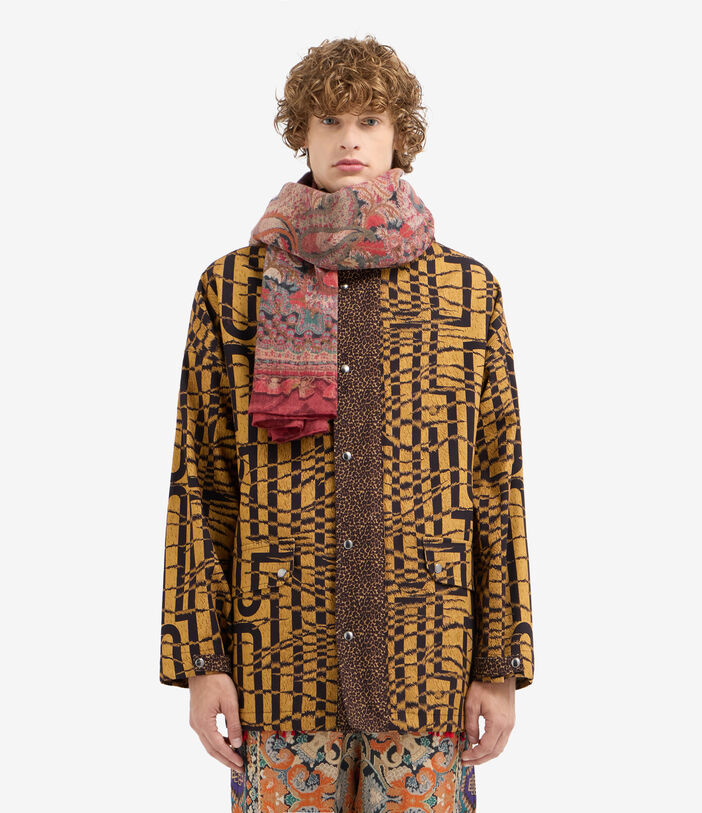 Pierre Louis Mascia MAGARWFB Shawl Scarf Wool 135x135 Multicolor MAGARWFBS135X135MWO516012101600