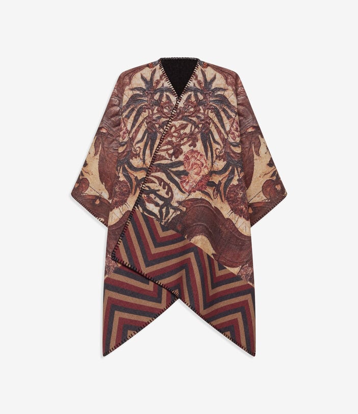 Pierre Louis Mascia PANCAKE Poncho Cape Wool Pierre Louis Mascia PANCAKE Poncho Cape Wool Multicolor PANCAKESGAPH006WO516618101