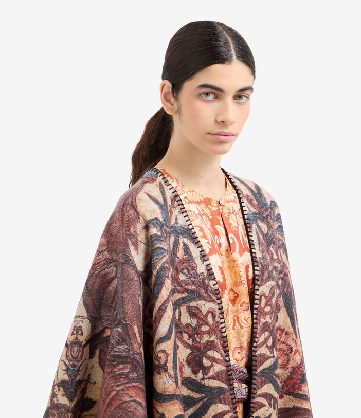 Pierre Louis Mascia PANCAKE Poncho Cape Wool Pierre Louis Mascia PANCAKE Poncho Cape Wool Multicolor PANCAKESGAPH006WO516618101
