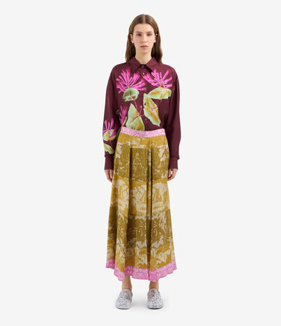 Pierre Louis Mascia ALOE Skirt Silk Multicolor ALOESGO12353SE514913101