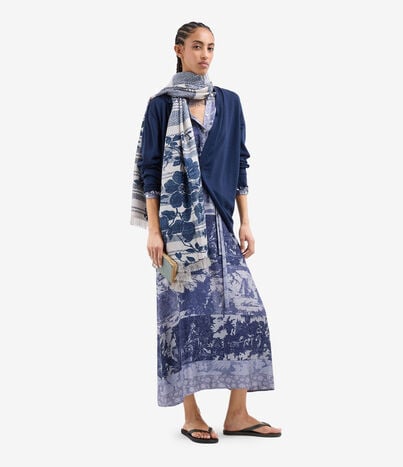 Pierre Louis Mascia ALOE Shirt Dress Silk INDACO ALOESAB11524SE518012102