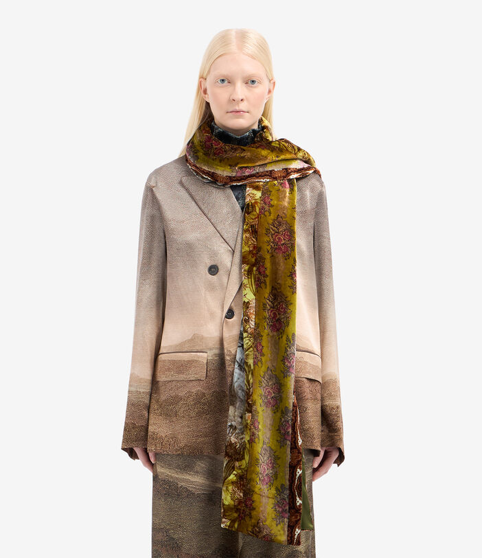 Pierre Louis Mascia KANADAS Shawl Scarf Viscose Silk 65x200 Pierre Louis Mascia KANADAS Shawl Scarf Viscose Silk 65x200 Multicolor KANADAS065X200DVI51583010160
