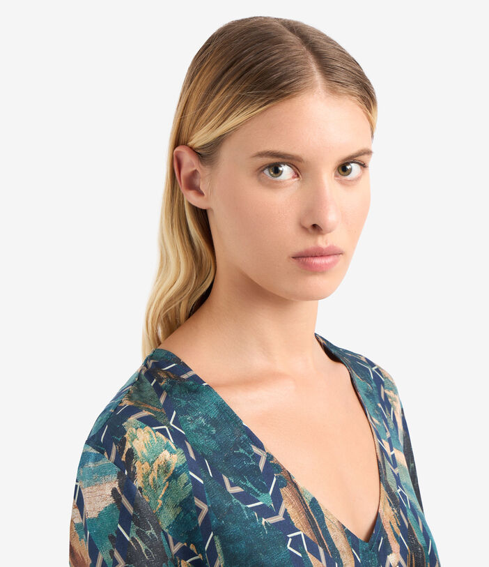 Pierre Louis Mascia CIALDA Dress Silk Multicolor CIALDASAB12349SE513482101