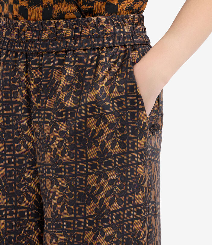 Pierre Louis Mascia ALOE Palazzo Trousers Silk Pierre Louis Mascia ALOE Palazzo Trousers Silk Multicolor ALOESPT12450SE516281101