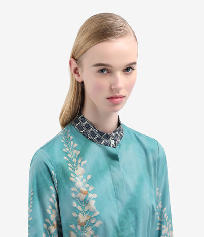Pierre Louis Mascia DIOMEDE Dress Cotton AQUAMARINE DIOMEDESAB12441CO515035101
