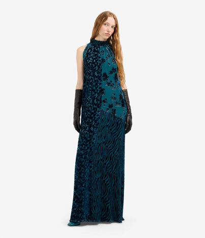 Pierre Louis Mascia PATCHDEV Dress Viscose Silk PAISLEY DI NOCE PATCHDEVAB12969VIOTTANIO