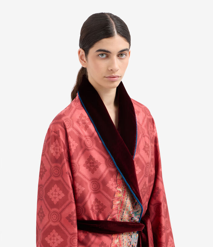 Pierre Louis Mascia ENDOKA Dressing Gown Silk Pierre Louis Mascia ENDOKA Dressing Gown Silk Multicolor ENDOKAVT12648SE516545101