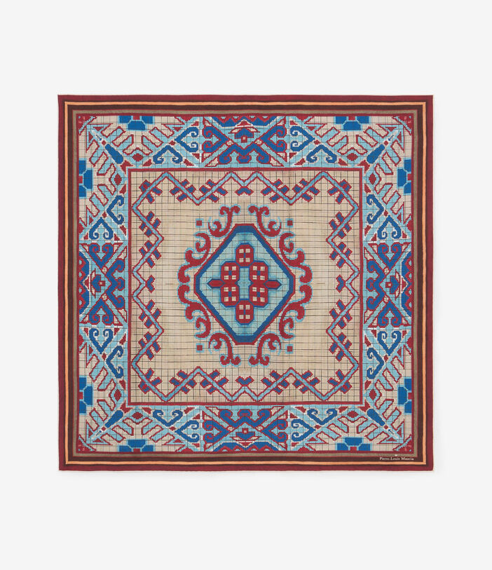 Pierre Louis Mascia ALOEUW Bandana Scarf Silk 67x67 Pierre Louis Mascia ALOEUW Bandana Scarf Silk 67x67 Multicolor ALOEUWSW067X067MSE51271910118