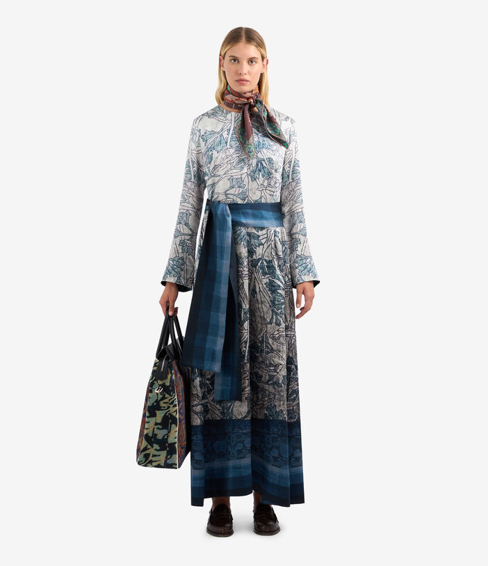 Pierre Louis Mascia MUTKA Dress Silk Multicolor MUTKAAB12365SE513489101