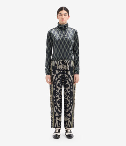 Pierre Louis Mascia ALOE Trousers Silk BISANZIO ALOESPT10959SE516274101