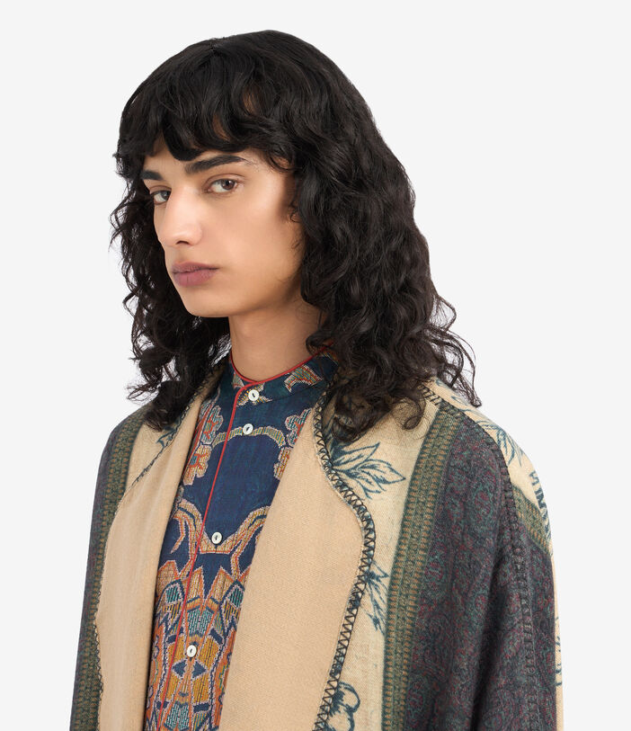 Pierre Louis Mascia PANCAKE Kimono Wool Pierre Louis Mascia PANCAKE Kimono Wool Multicolor PANCAKESKM12254WO513425101