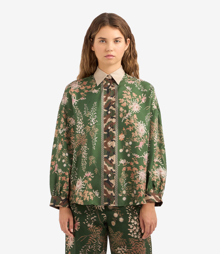 Pierre Louis Mascia CIALDA Longsleeve Shirt Silk Multicolor CIALDASCML12049SE513252101