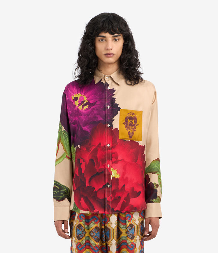 Pierre Louis Mascia ALOEGOTS Longsleeve Shirt Silk Multicolor ALOEGOTSSCML10643SE512522101