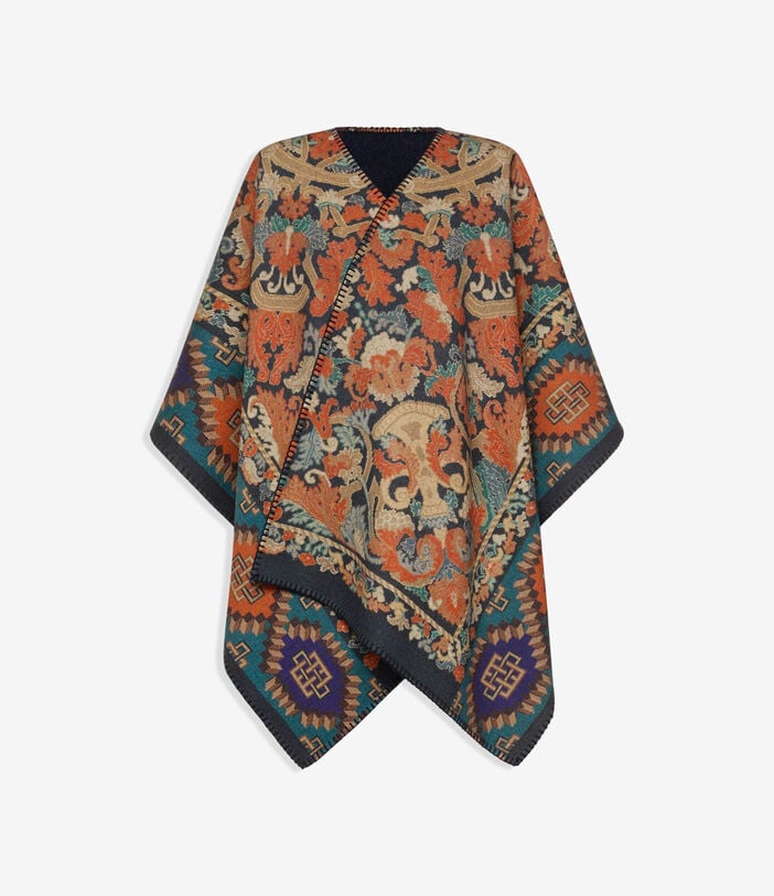 Pierre Louis Mascia PANCAKE Poncho Cape Wool Pierre Louis Mascia PANCAKE Poncho Cape Wool Multicolor PANCAKESGAPH006WO516619101