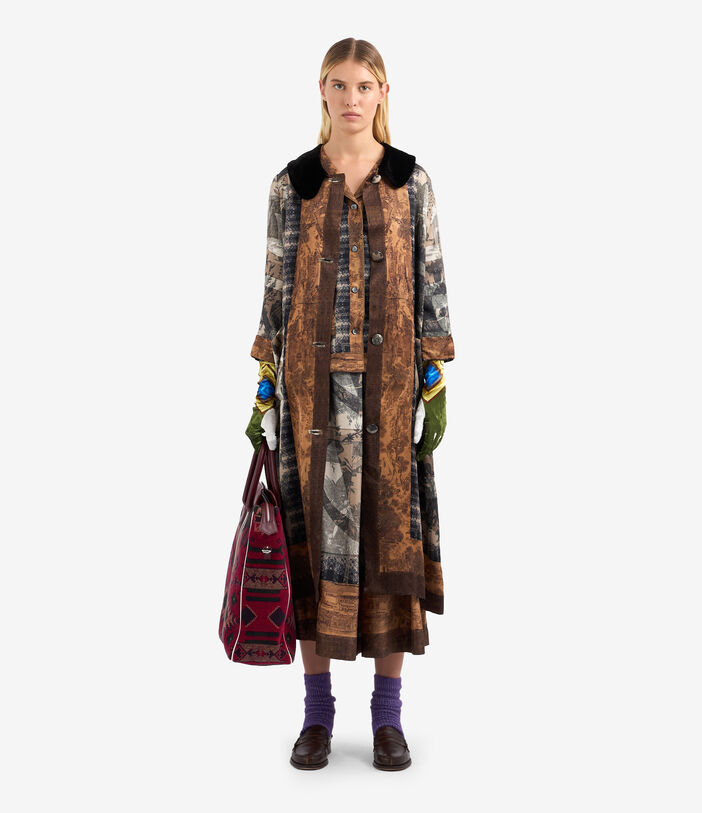 Pierre Louis Mascia ADANA Coat Silk Multicolor ADANACPT12261SE513382101
