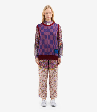 Pierre Louis Mascia TRICOT Gilet Acetate Multicolor TRICOTGLPPP002ACQUADRO