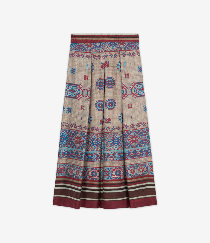 Pierre Louis Mascia CIALDA Skirt Silk Multicolor CIALDASGO12360SE513332101
