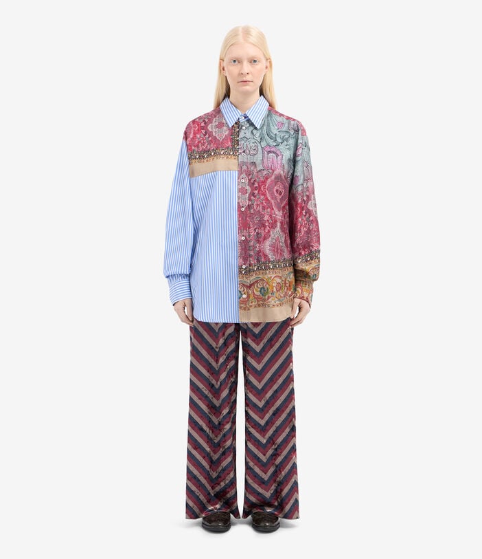 Pierre Louis Mascia ALOKAM Longsleeve Shirt Cotton Silk Pierre Louis Mascia ALOKAM Longsleeve Shirt Cotton Silk MIRAGGIO - AZZURRO ALOKAMCML11873CO516520101