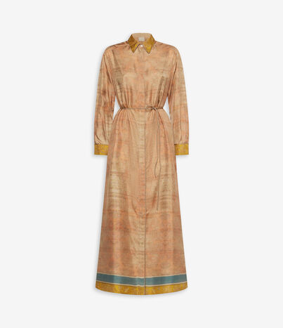 Pierre Louis Mascia ALOE Dress Silk INTARSIO DI PERLA ALOESAB12941SE519735101