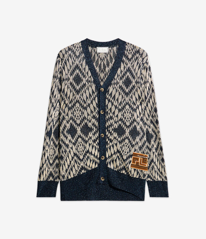 Pierre Louis Mascia TRICOT Cardigan Acetate Multicolor TRICOTCARPNP328ACBLU