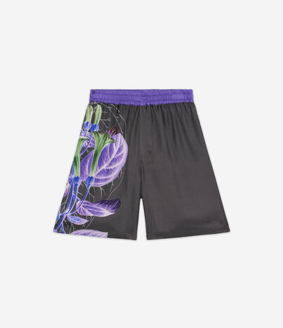 Pierre Louis Mascia ALOEGOTS Shorts Silk BLACK ALOEGOTSSPN11765SE514677101