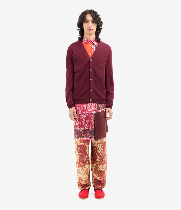 Pierre Louis Mascia TRICOT Cardigan Wool LITOGRAFIA BORGOGNA TRICOTCARPNM101WO143901107