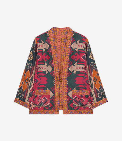 Pierre Louis Mascia ALOE Jacket Silk Multicolor ALOEGC12045SE513250101