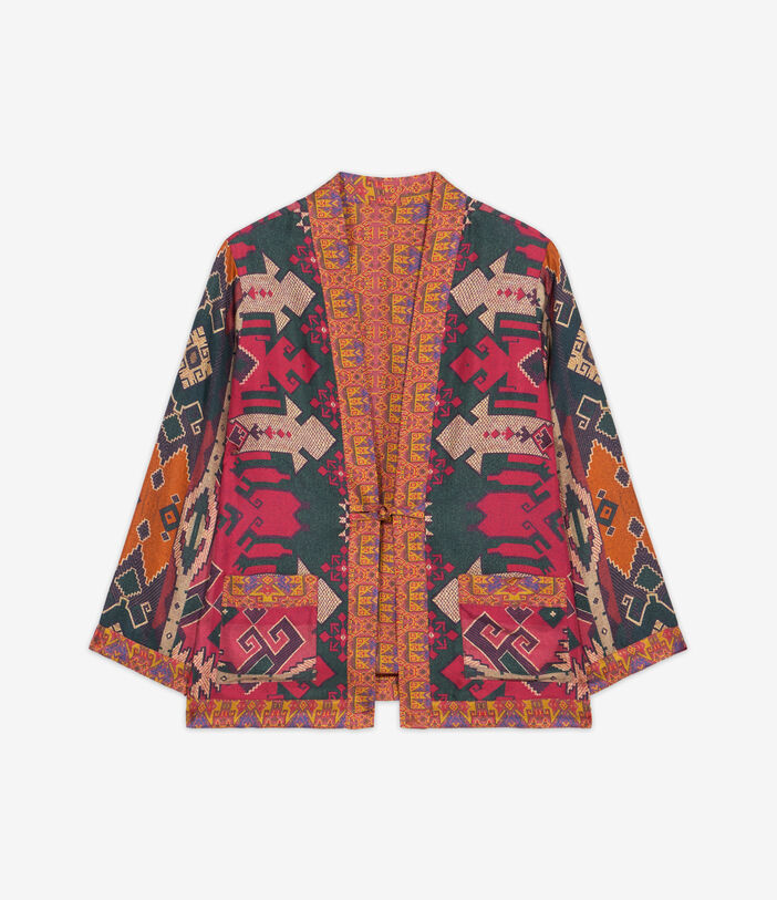 Pierre Louis Mascia ALOE Jacket Silk Multicolor ALOEGC12045SE513250101