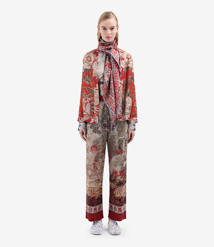 Pierre Louis Mascia ALOE Jacket Silk SPICE RED ALOEGC12045SE514911101