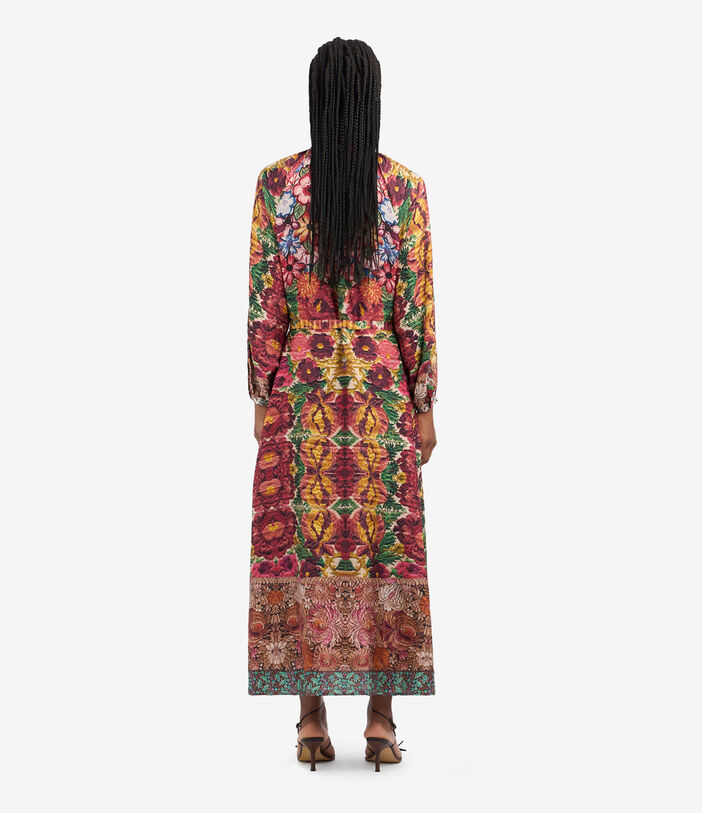 Pierre Louis Mascia ALOE Dress Silk Multicolor ALOESAB11524SE513356101