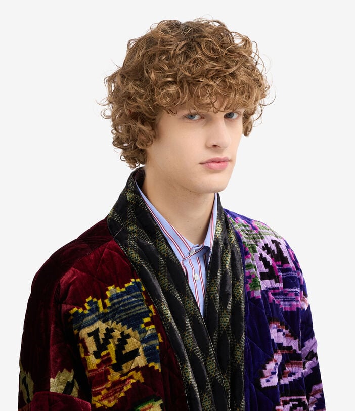 Pierre Louis Mascia KANADAS Kimono Viscose Silk Multicolor KANADASKM11944VI516454101