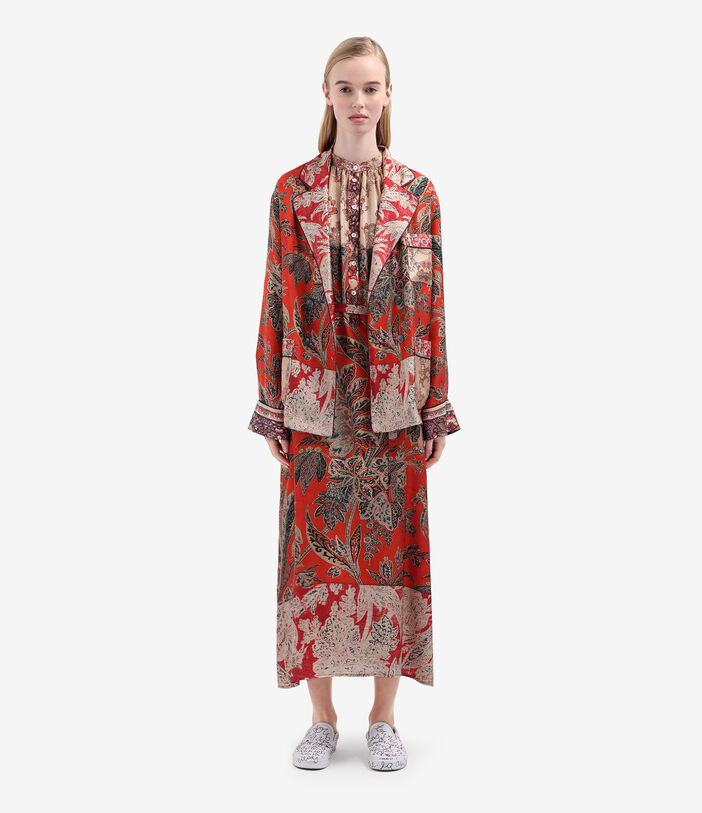 Pierre Louis Mascia ALOE Dress Silk SPICE RED ALOESAB11524SE514876101