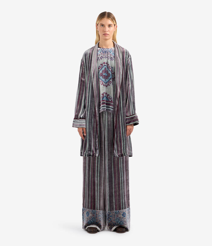 Pierre Louis Mascia KANPUR Dressing Gown Viscose Silk Multicolor KANPURSVVT11668L92VI513585101