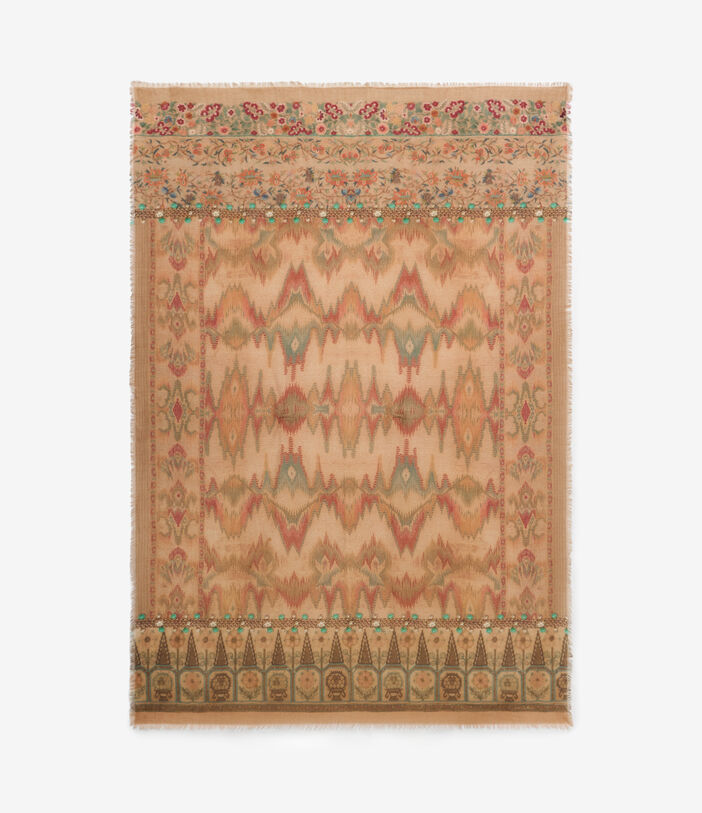 Pierre Louis Mascia EUCLIDE Shawl Scarf Cashmere 135x195 Multicolor EUCLIDES135X195SWS51232410121