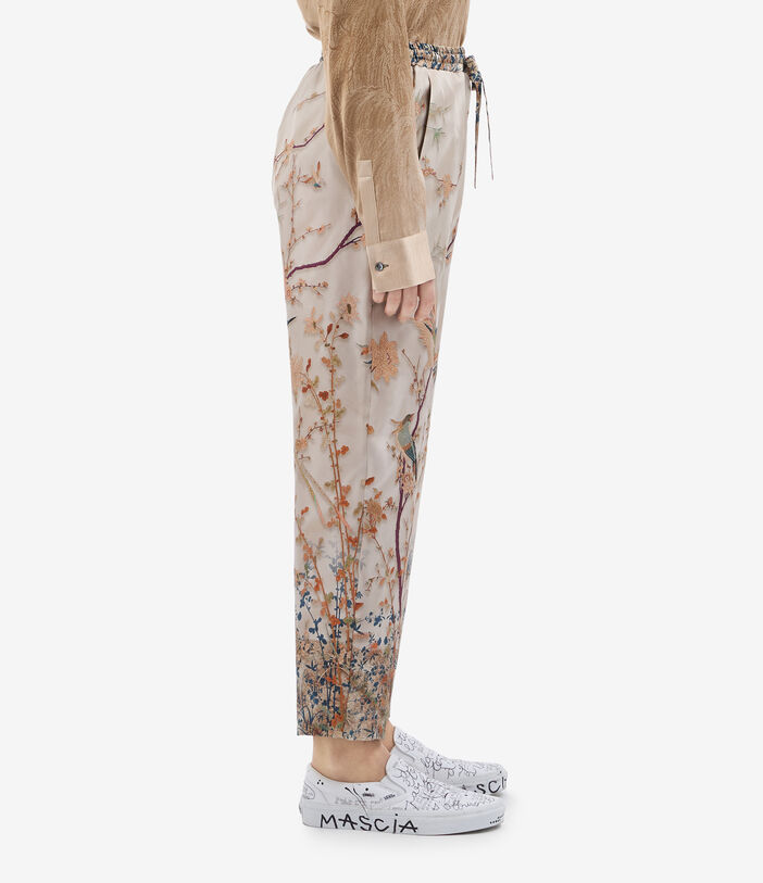 Pierre Louis Mascia ALOE Trousers Silk ECRU ALOESPT10959SE514848101