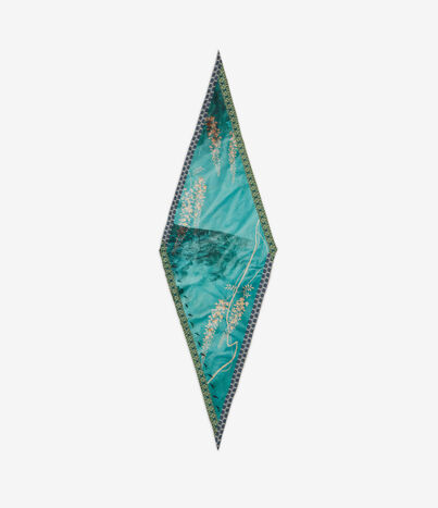 Pierre Louis Mascia ALOEUW Scarf Silk 65x120 AQUAMARINE ALOEUWSW065X120LMFSE51481410118