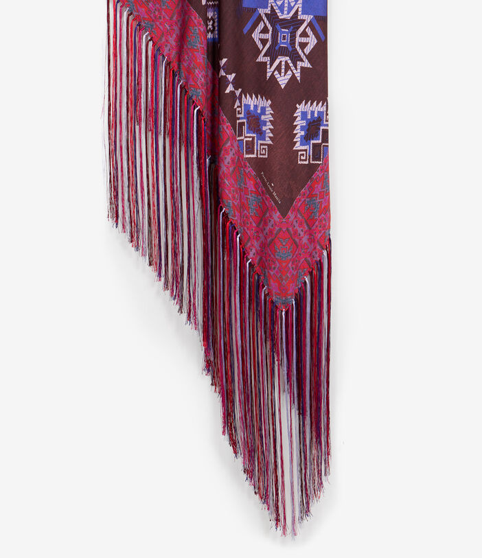 Pierre Louis Mascia ALOEUW Shawl Scarf Silk 135x135 Multicolor ALOEUWSW135X135INSE51234110218