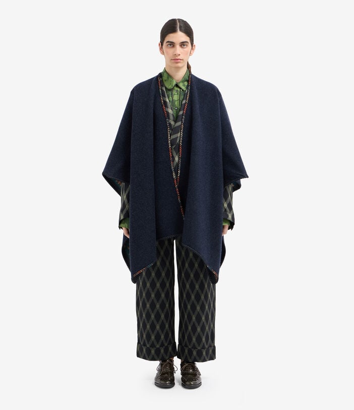 Pierre Louis Mascia PANCAKE Poncho Cape Wool Pierre Louis Mascia PANCAKE Poncho Cape Wool Multicolor PANCAKESGAPH006WO516619101