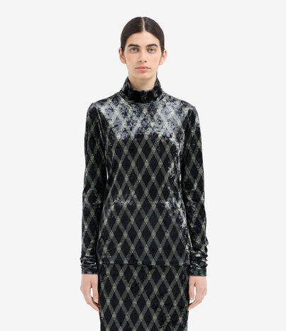 Pierre Louis Mascia RANAT Turtleneck Top Polyester Multicolor RANATSDO12351PL144295101
