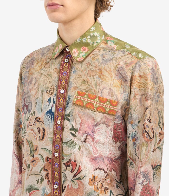 Pierre Louis Mascia ALOE Longsleeve Shirt Silk Pierre Louis Mascia ALOE Longsleeve Shirt Silk Multicolor ALOESCML10642SE516217101