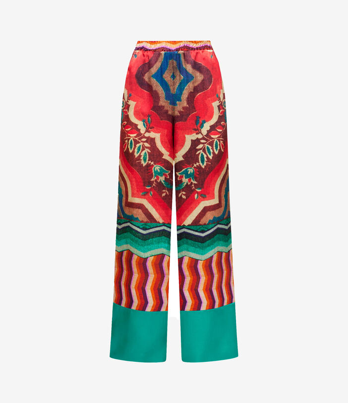 Pierre Louis Mascia KAMUT Trousers Silk Pierre Louis Mascia KAMUT Trousers Silk Multicolor KAMUTSPT10766SE511740101