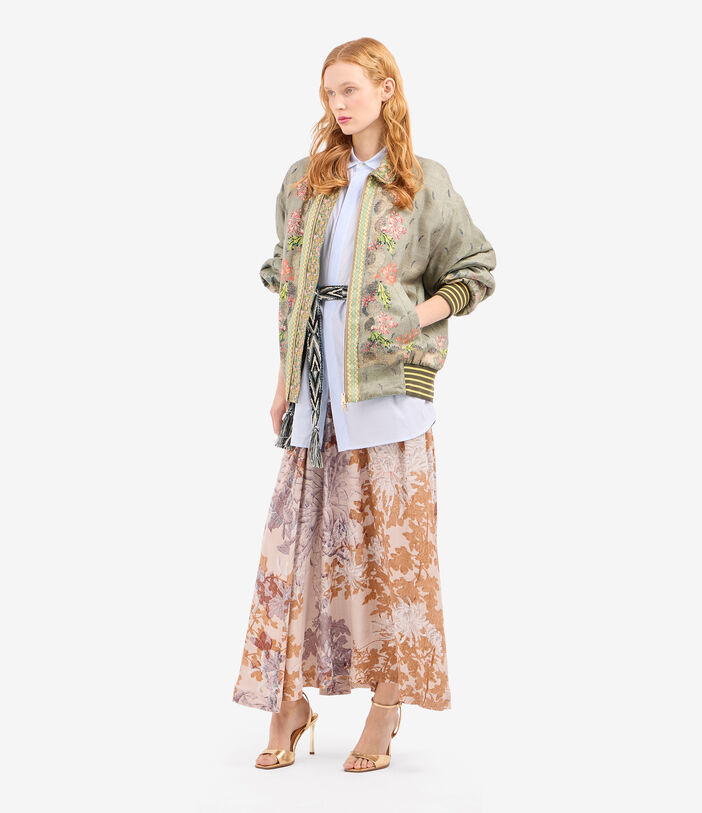 Pierre Louis Mascia ALODOX Bomber Jacket Silk CANNETO ALODOXBM12819SE518200101