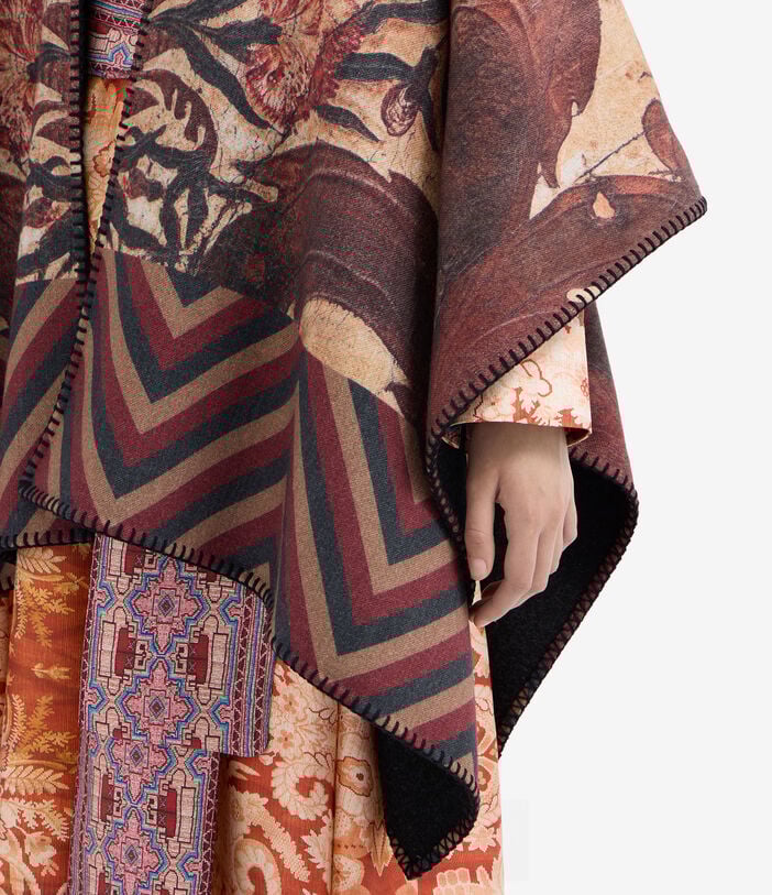 Pierre Louis Mascia PANCAKE Poncho Cape Wool Pierre Louis Mascia PANCAKE Poncho Cape Wool Multicolor PANCAKESGAPH006WO516618101