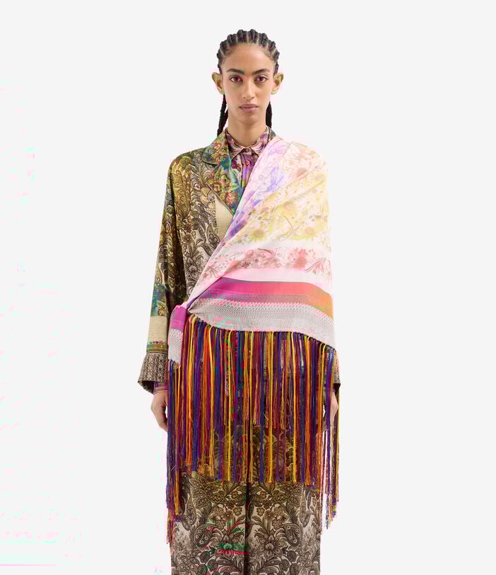 Pierre Louis Mascia ALOEUW Scarf Silk 135x135 GIARDINO SOLARE ALOEUWSW135X135INSE517311101