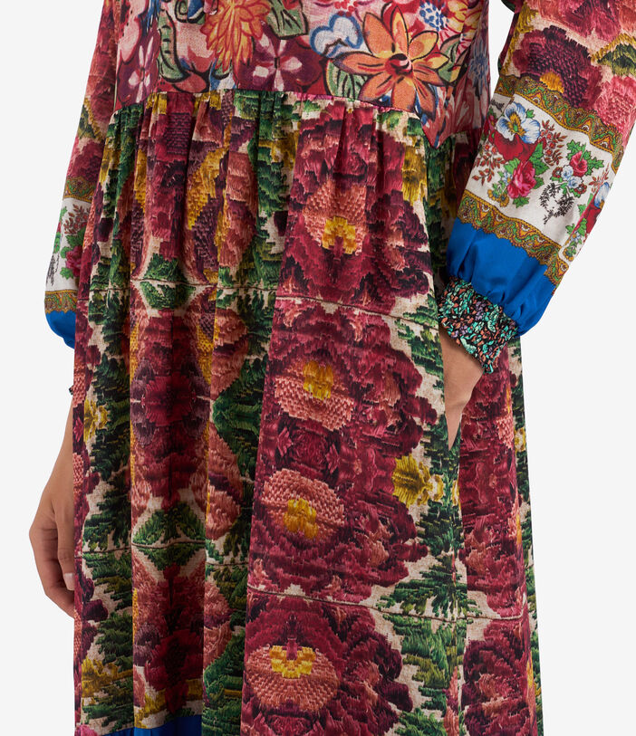 Pierre Louis Mascia BRULE Shirt Dress Silk Multicolor BRULESAB12182SE513336101
