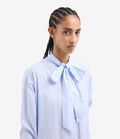 Pierre Louis Mascia CEZHI Shirt Dress Polyester Cotton AZZURRO - SOTTOBOSCO CEZHIAB12616PL145680101