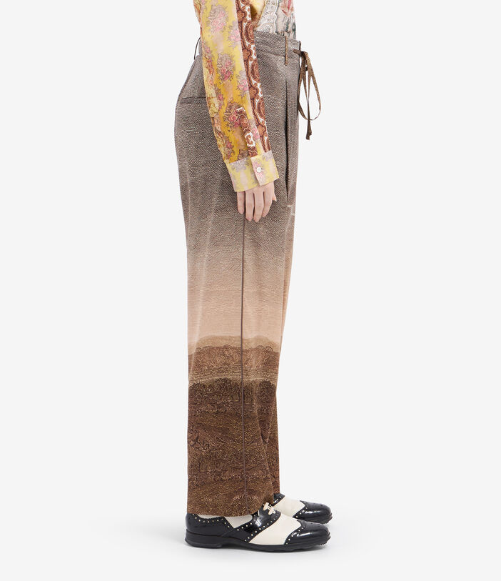 Pierre Louis Mascia ADASTRGUM Trousers Silk Multicolor ADASTRGUMSPT12172SE516333101