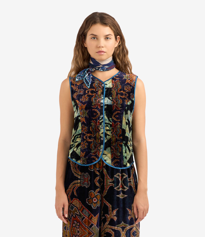 Pierre Louis Mascia ALOEUW Bandana Scarf Silk 67x67 Pierre Louis Mascia ALOEUW Bandana Scarf Silk 67x67 Multicolor ALOEUWSW067X067MSE51271910118